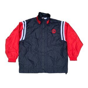 VINTAGE Nike Jacket Varsity Basketball Large Red